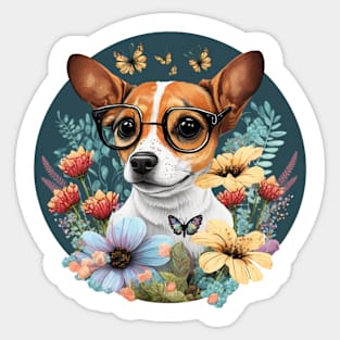 Jack Russell Terrier illustration Sticker